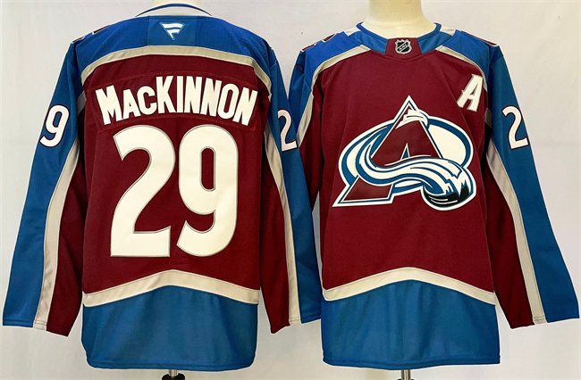 Men's Colorado Avalanche #29 Nathan MacKinnon Burgundy 2024-25 Home Stitched Jersey Men's Colorado Avalanche #29 Nathan MacKinnon Burgundy 2024-25 Home Stitched Jersey