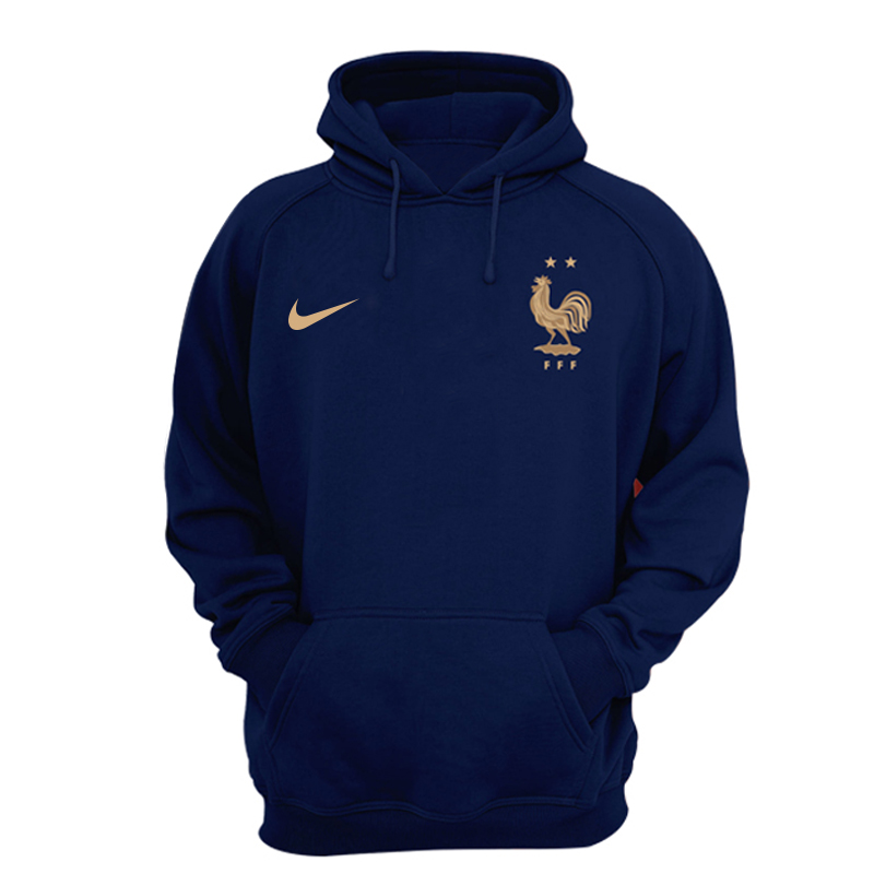 Men's France FIFA World Cup Soccer Hoodie Navy 001