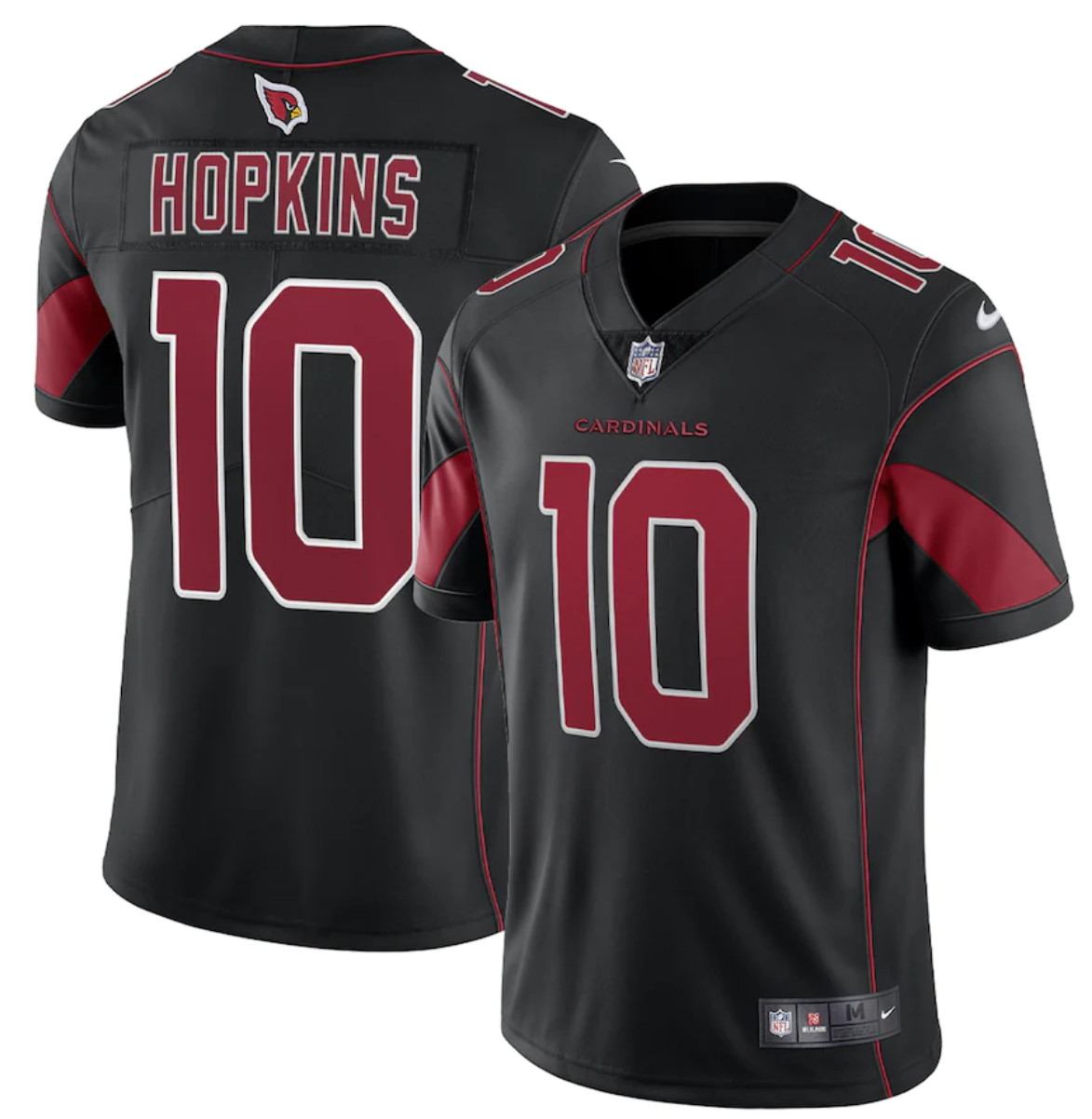 Youth Arizona Cardinals #10 DeAndre Hopkins Black Color Rush Limited Stitched NFL Jersey