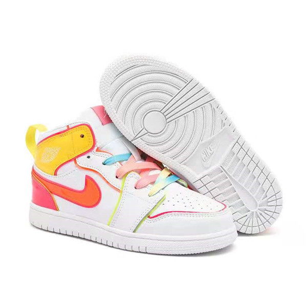Youth Running Weapon Air Jordan 1 White Shoes 10025 Youth Running Weapon Air Jordan 1 White Shoes 10025