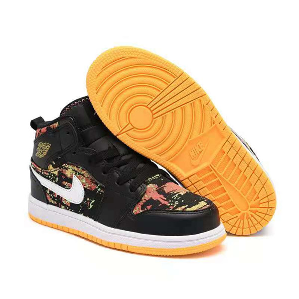 Youth Running Weapon Air Jordan 1 Black Shoes 10026 Youth Running Weapon Air Jordan 1 Black Shoes 10026