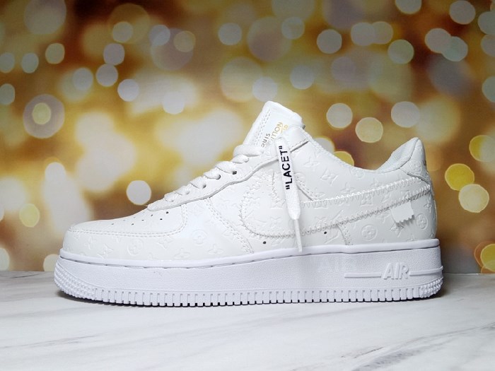 Men's Air Force 1 Low White Shoes 0177