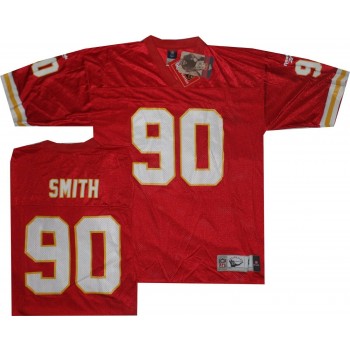 Chiefs 90 Neil Smith Throwback Red Men Jersey