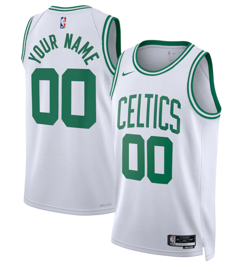 Youth Boston Celtics Active Player Custom White Swingman Stitched Jersey