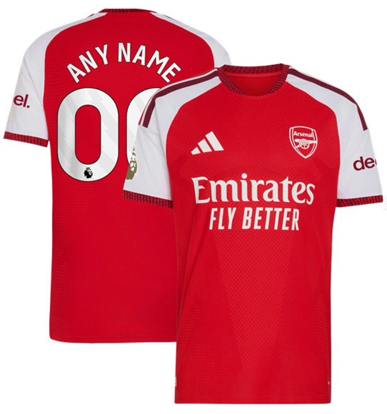 Men's Arsenal F.C Active Player Custom 2026/27 Red Home Soccer Jersey