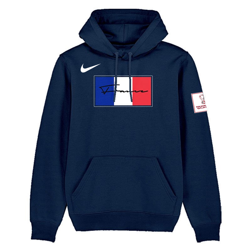 Men's France FIFA World Cup Soccer Hoodie Navy