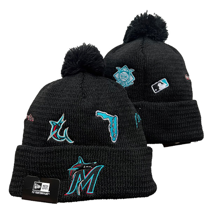 MLB Forida Marlins Knit Hats 002