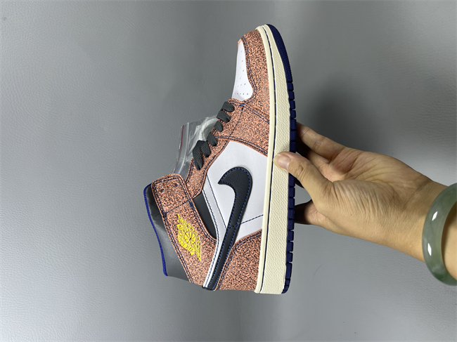 Men's Running Weapon Air Jordan 1 Pink/Red Shoes 0649 Men's Running Weapon Air Jordan 1 Pink/Red Shoes 0649
