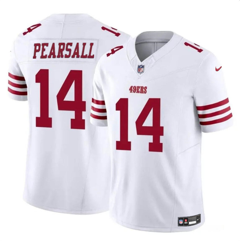 Youth San Francisco 49ers #14 Ricky Pearsall White 2024 Draft F.U.S.E. Vapor Untouchable Limited Stitched Football Jersey