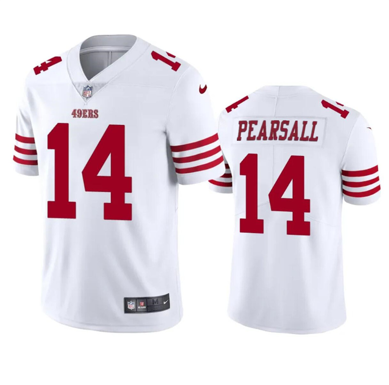 Youth San Francisco 49ers #14 Ricky Pearsall White 2024 Draft Vapor Untouchable Limited Stitched Football Jersey