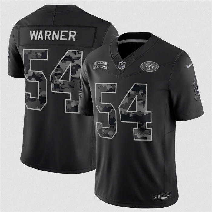 Youth San Francisco 49ers #54 Fred Warner 2026 Salute to Service Limited Stitched Football Jersey(Run Small)