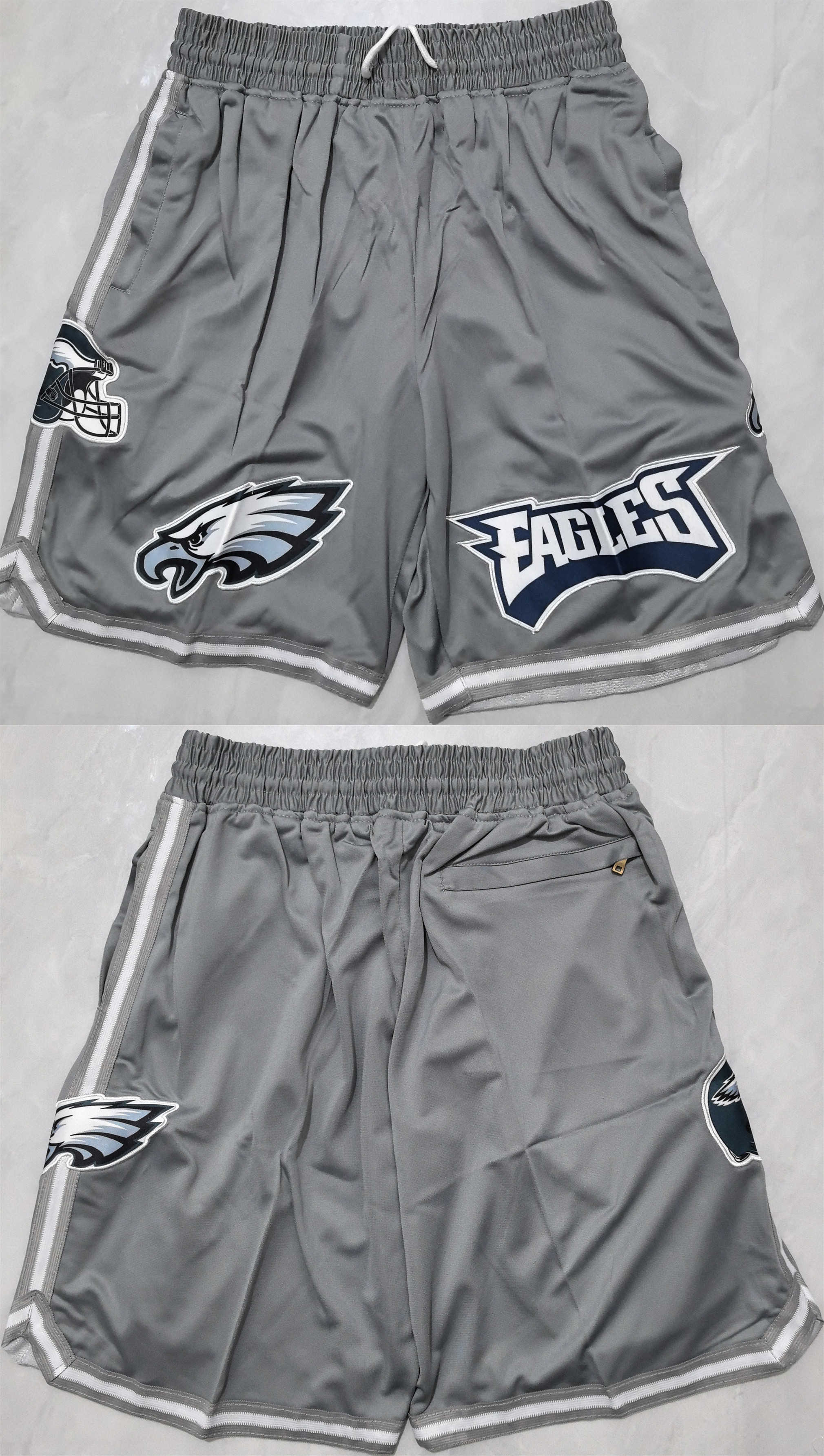 Men's Philadelphia Eagles Grey Shorts(Run Small) Men's Philadelphia Eagles Grey Shorts(Run Small)