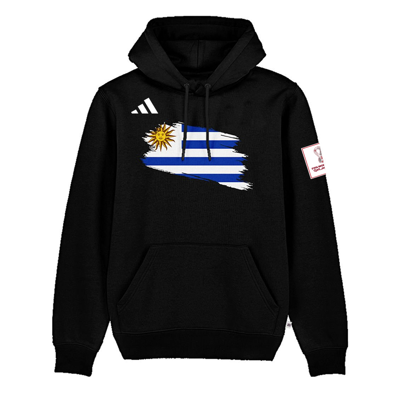 Men's Argentina World Cup Soccer Black Hoodie Men's Argentina World Cup Soccer Black Hoodie