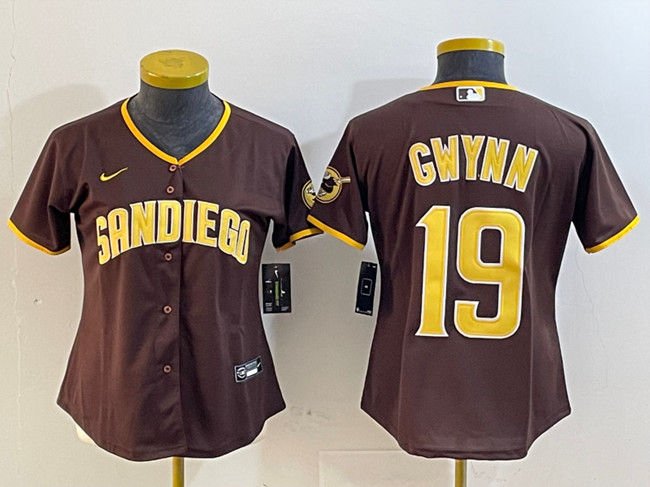 Youth San Diego Padres #19 Tony Gwynn Brown Stitched Baseball Jersey Youth San Diego Padres #19 Tony Gwynn Brown Stitched Baseball Jersey
