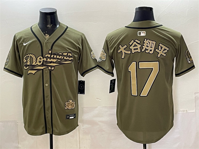 Men's Los Angeles Dodgers #17 大谷翔平 Olive 2026 Armed Forces Day Stitched Baseball Jersey Men's Los Angeles Dodgers #17 大谷翔平 Olive 2026 Armed Forces Day Stitched Baseball Jersey