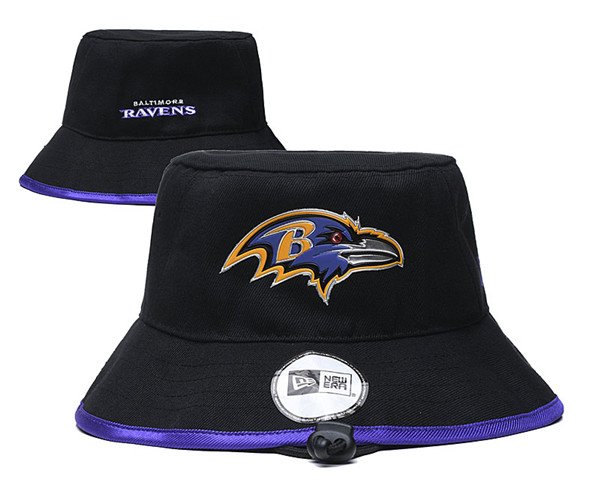 Baltimore Ravens Stitched Bucket Fisherman Hats 078