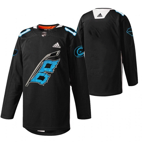 Men's Carolina Hurricanes Blank 2022 Black Warm-up Stitched Jersey Men's Carolina Hurricanes Blank 2022 Black Warm-up Stitched Jersey