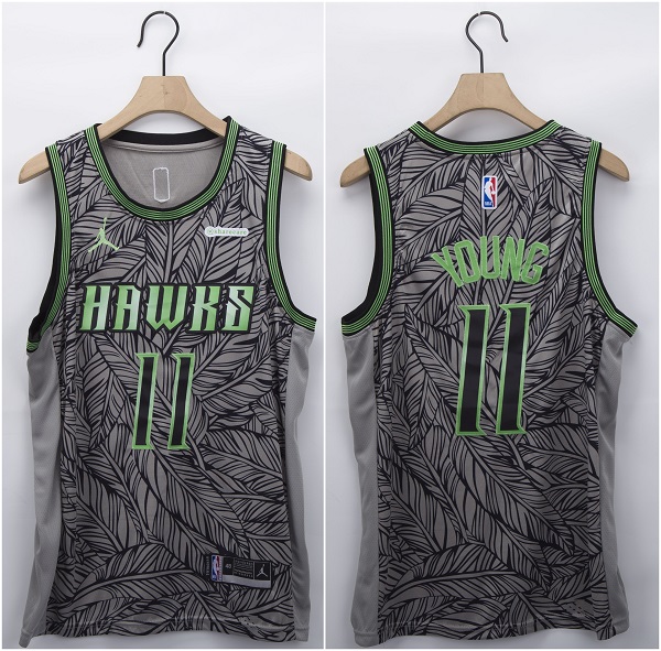 Men's Atlanta Hawks #11 Trae Young Fashion Edition Stitched NBA Jersey Men's Atlanta Hawks #11 Trae Young Fashion Edition Stitched NBA Jersey
