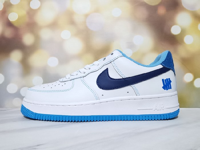 Men's Air Force 1 Low White/Blue Shoes 0208 Men's Air Force 1 Low White/Blue Shoes 0208