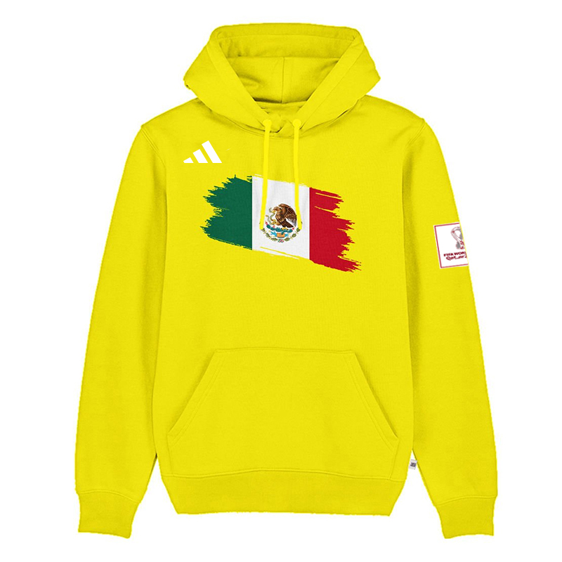 Men's Mexico World Cup Soccer Hoodie Yellow