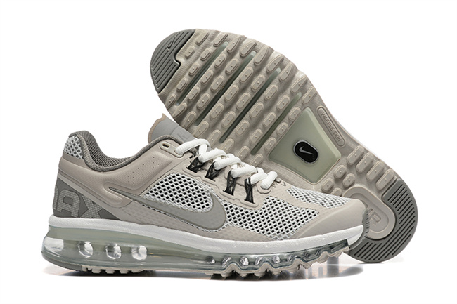 Men's Hot sale Running weapon Air Max 2013 Grey Shoes 008