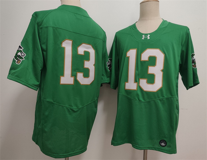 Men's Notre Dame Fighting Irish #13 CJ Carr Green 2026 Limited Stitched Jersey