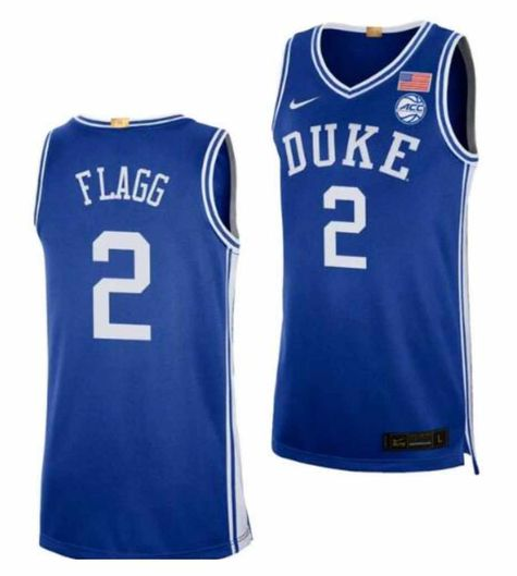 Duke Blue Devils #2 Cooper Flagg Royal College Basketball Stitched Jersey