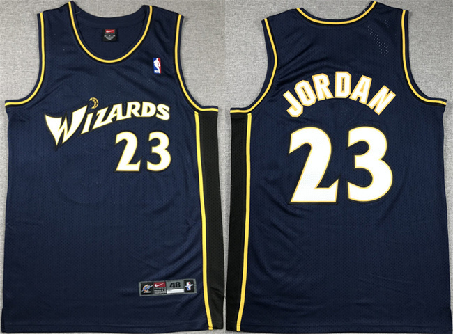 Youth Washington Wizards #23 Michael Jordan Navy Stitched Basketball Jersey