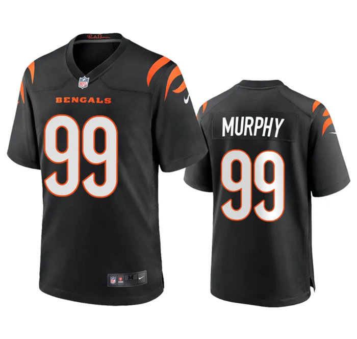 Youth Cincinnati Bengals #99 Myles Murphy Black Stitched Game Jersey Youth Cincinnati Bengals #99 Myles Murphy Black Stitched Game Jersey