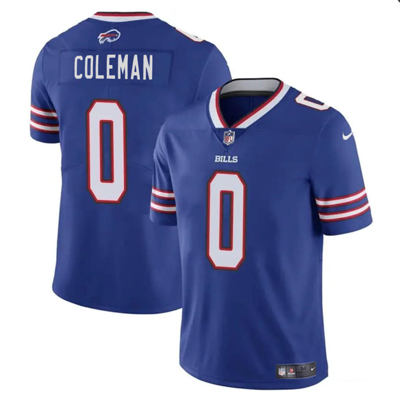 Youth Buffalo Bills #0 Keon Coleman Blue 2024 Draft Vapor Untouchable Limited Stitched Football Jersey