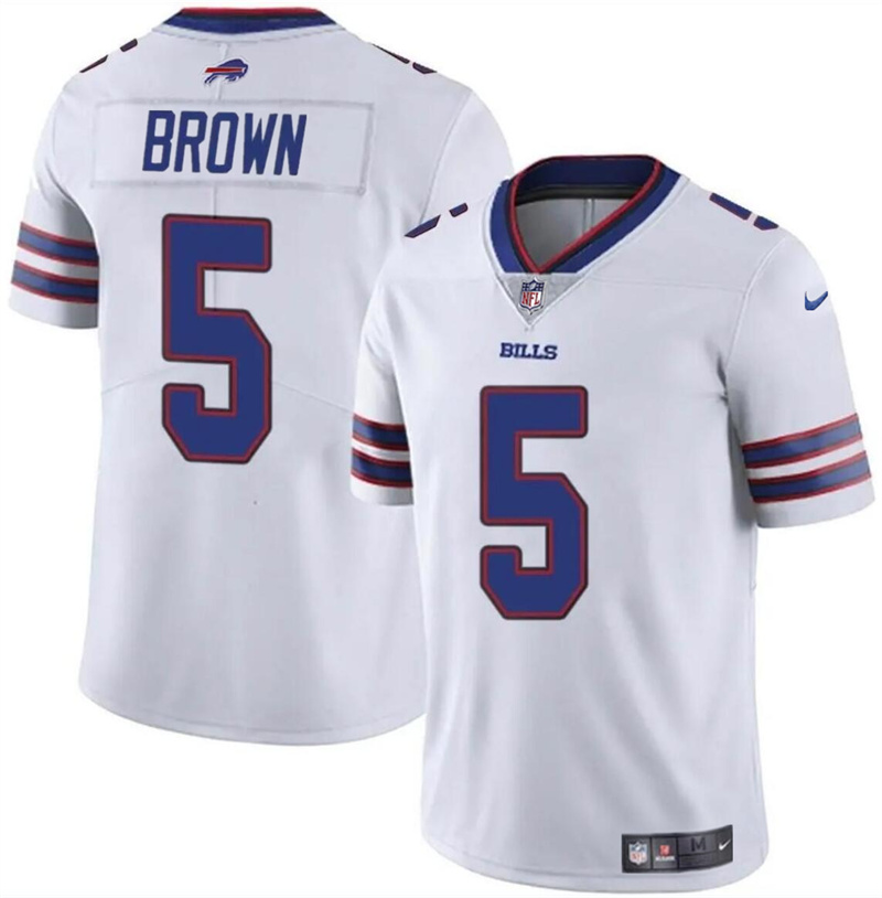 Youth Buffalo Bills #5 Anthony Brown White Vapor Untouchable Limited Stitched Jersey Youth Buffalo Bills #5 Anthony Brown White Vapor Untouchable Limited Stitched Jersey