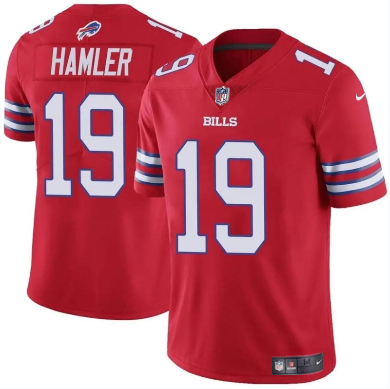Youth Buffalo Bills #19 KJ Hamler Red Vapor Untouchable Limited Stitched Jersey Youth Buffalo Bills #19 KJ Hamler Red Vapor Untouchable Limited Stitched Jersey