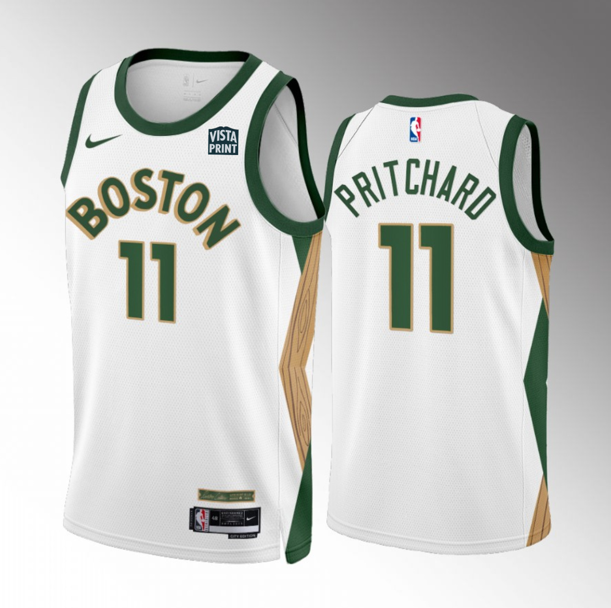 Men's Boston Celtics #11 Payton Pritchard White 2023/24 City Edition Stitched Basketball Jersey