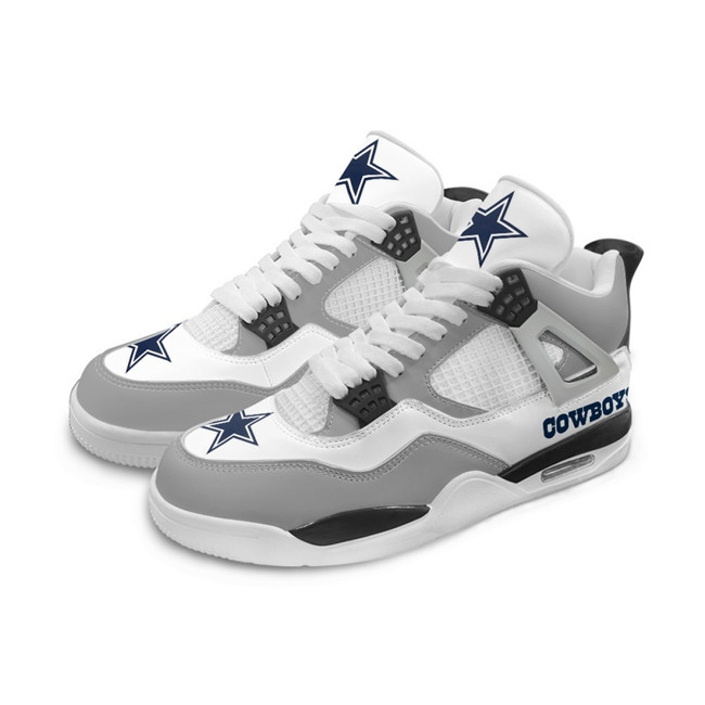 Women's Dallas Cowboys Running weapon Air Jordan 4 Shoes 0003