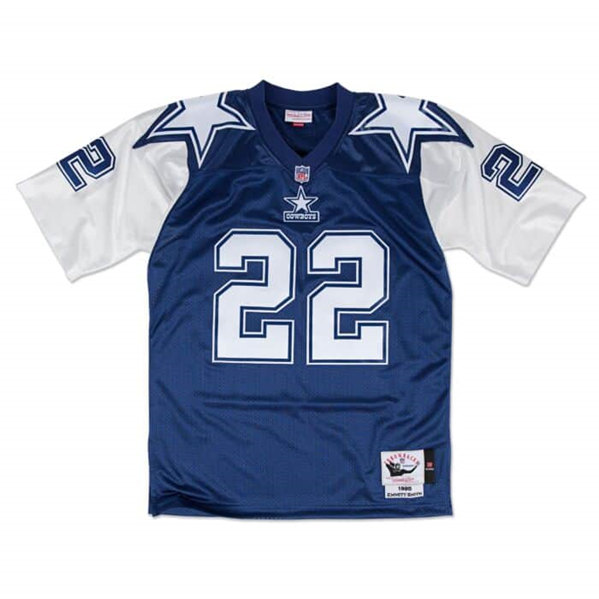 Toddlers Dallas Cowboys #22 Emmitt Smith 1995 Navy Stitched Jersey