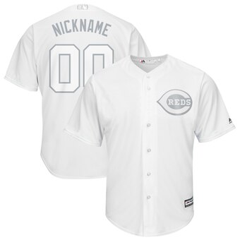 Cincinnati Reds Majestic 2019 Players' Weekend Cool Base Roster Custom Jersey White