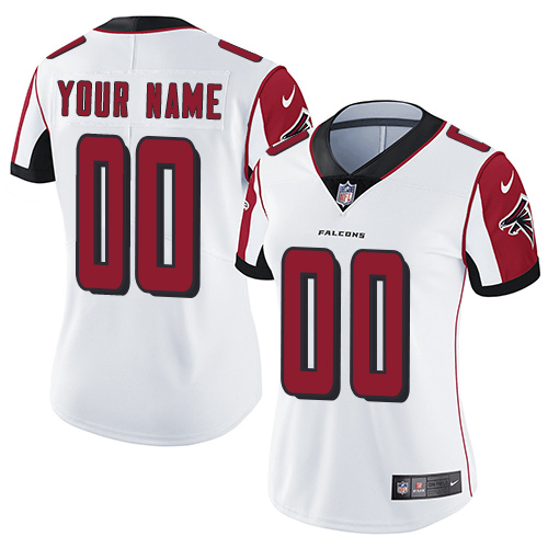 Nike Atlanta Falcons ACTIVE PLAYER Customized White Stitched Vapor Untouchable Limited Women's NFL Jersey