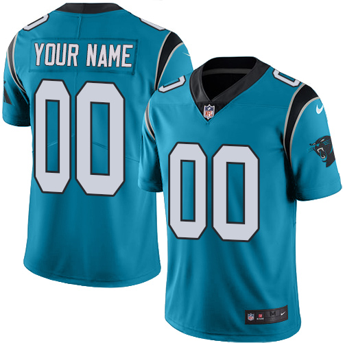 Nike Carolina Panthers ACTIVE PLAYER Customized Blue Alternate Stitched Vapor Untouchable Limited Men's NFL Jersey