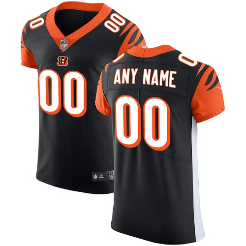 Nike Cincinnati Bengals Customized Black Team Color Stitched Vapor Untouchable Elite Men's NFL Jersey