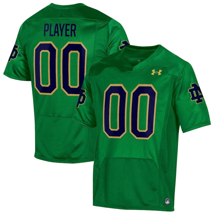 Men's Notre Dame Fighting Irish ACTIVE PLAYER Custom Navy Limited Stitched Jersey