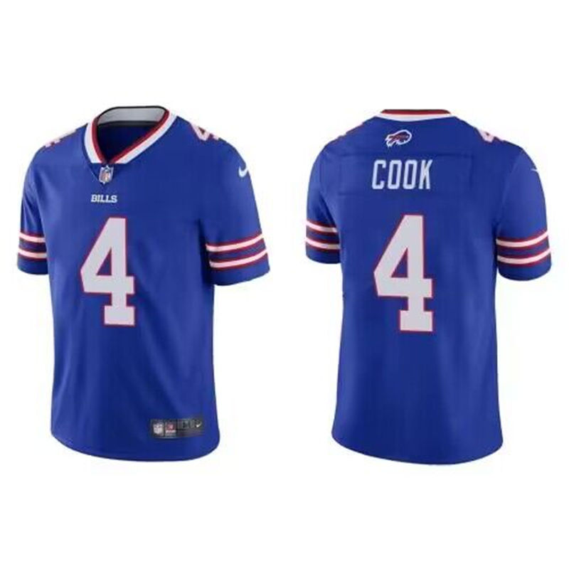 Toddler Buffalo Bills #4 James Cook Blue Vapor Untouchable Limited Stitched Jersey