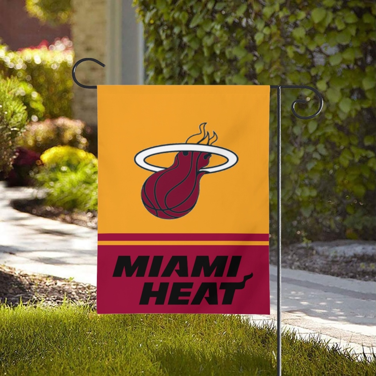 Miami Heat Double-Sided Garden Flag 001 (Pls check description for details) Miami Heat Double-Sided Garden Flag 001 (Pls check description for details)