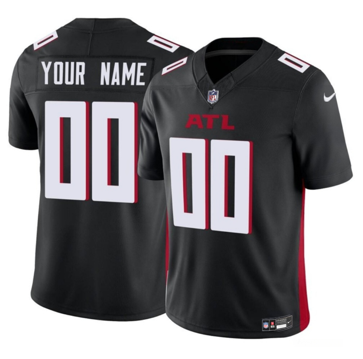 Youth Atlanta Falcons Active Player Custom Black 2023 F.U.S.E Vapor Limited Stitched Football Jersey