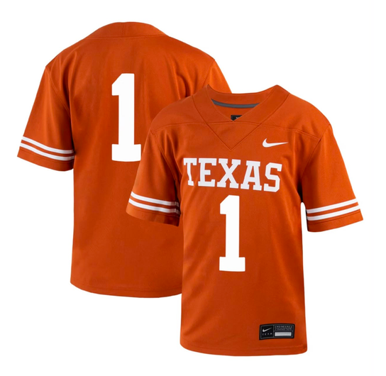 Toddler Texas Longhorns Custom Orange Untouchable Home Jersey