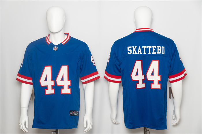 Men's New York Giants #44 Cam Skattebo Royal F.U.S.E. Vapor Untouchable Limited Stitched Jersey
