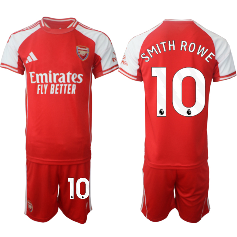 Men's Arsenal F.C #10 Emile Smith Rowe Red 2025 Home Soccer Jersey Suit Men's Arsenal F.C #10 Emile Smith Rowe Red 2025 Home Soccer Jersey Suit