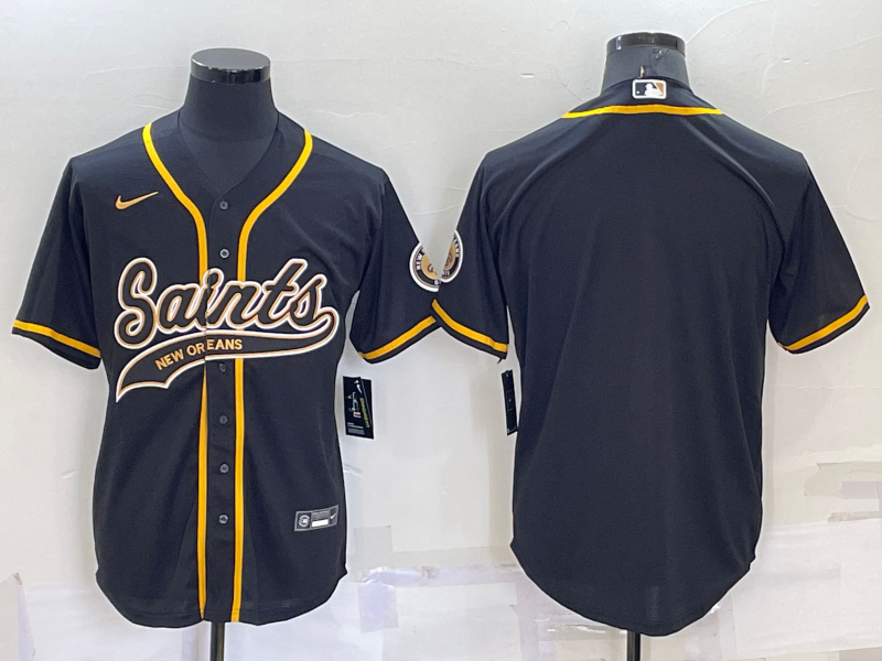 Men's New Orleans Saints Blank Black Cool Base Stitched Baseball Jersey Men's New Orleans Saints Blank Black Cool Base Stitched Baseball Jersey Men's New Orleans Saints Blank Black Cool Base Stitched Baseball Jersey Men's New Orleans Saints Blank Black Cool Base Stitched Baseball Jersey