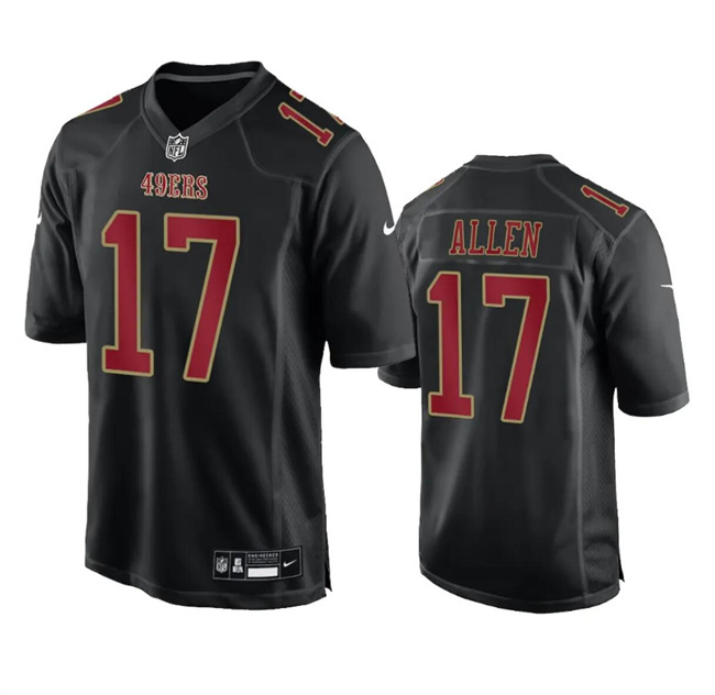 Men's San Francisco 49ers #17 Brandon Allen Black Fashion Vapor Untouchable Limited Stitched Football Jersey