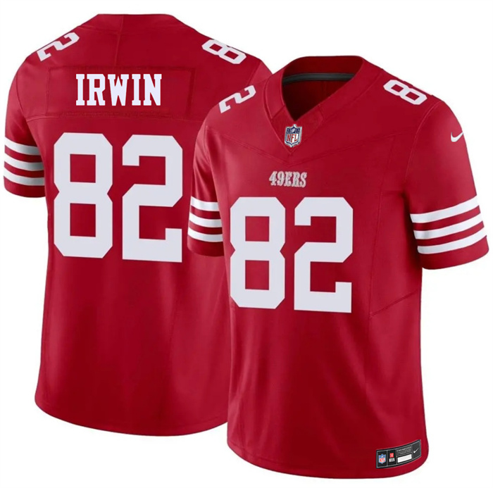 Men's San Francisco 49ers #82 Trenton Irwin Red 2026 F.U.S.E. Vapor Untouchable Limited Stitched Football Jersey