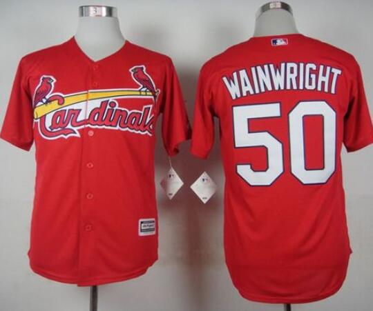 Men's St.Louis Cardinals ACTIVE PLAYER Custom Red Cool Base Stitched Baseball Jersey